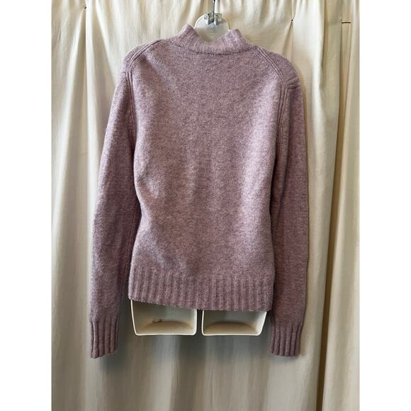 J.CREW turtle neck super soft sweater lavender wool, nylon, alpaca blend casual - Picture 2 of 10